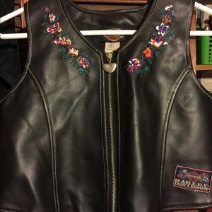 Girls motorcycle vest